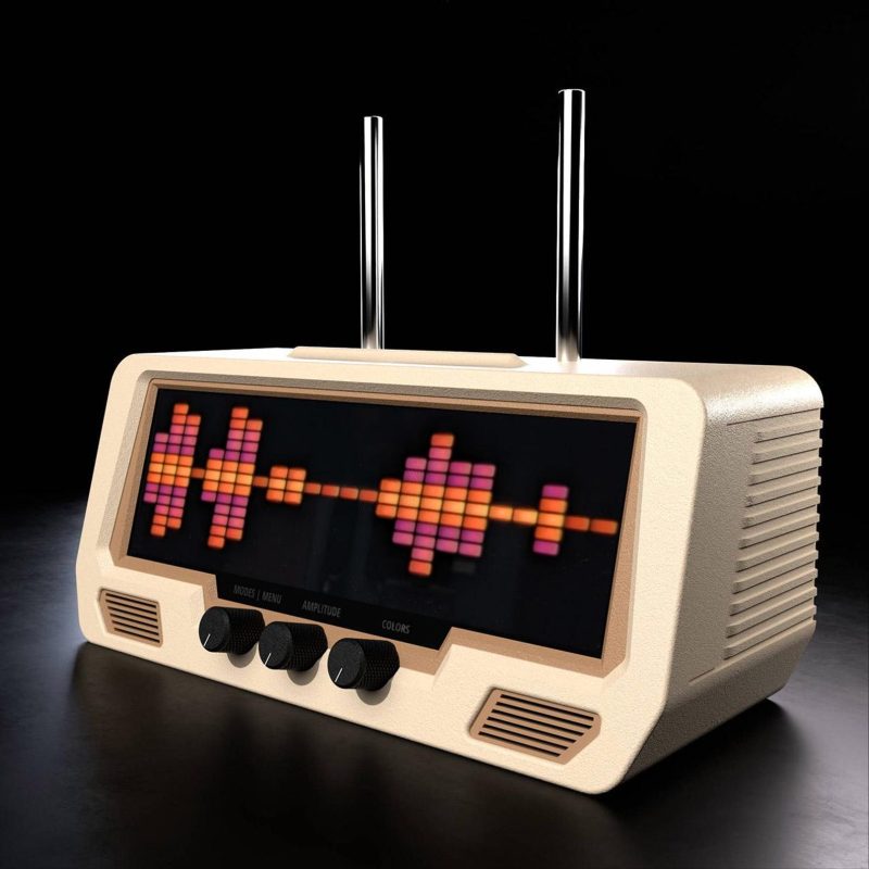 Audio Visualizer Vinyl Record Display